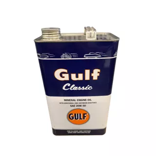 GULF CLASSIC MINERAALIÖLJY SAE 20W-50  5L  (ZINK)